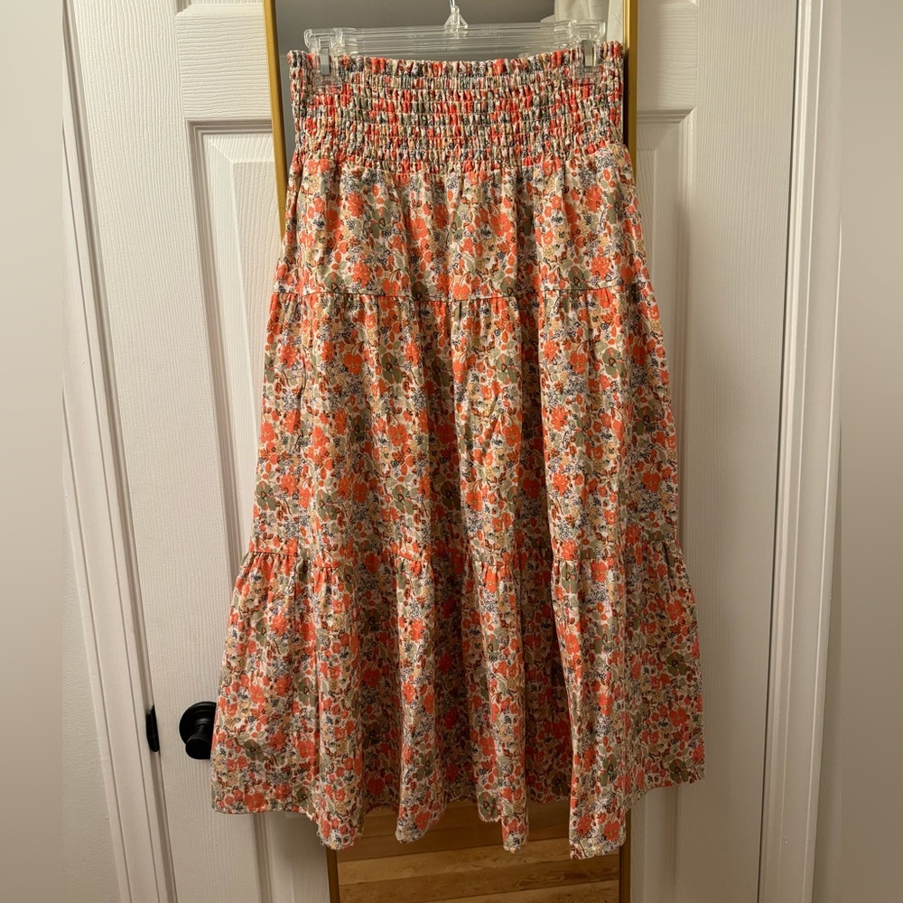 Universal Thread Floral Midi Skirt